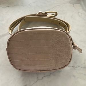 Anthropologie Taupe Belt Bag